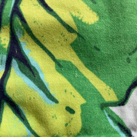 Vineyard Vines | Tropical Banana Leaves Print Multicolor Shorts 3.5” Size 0 - Picture 6 of 6